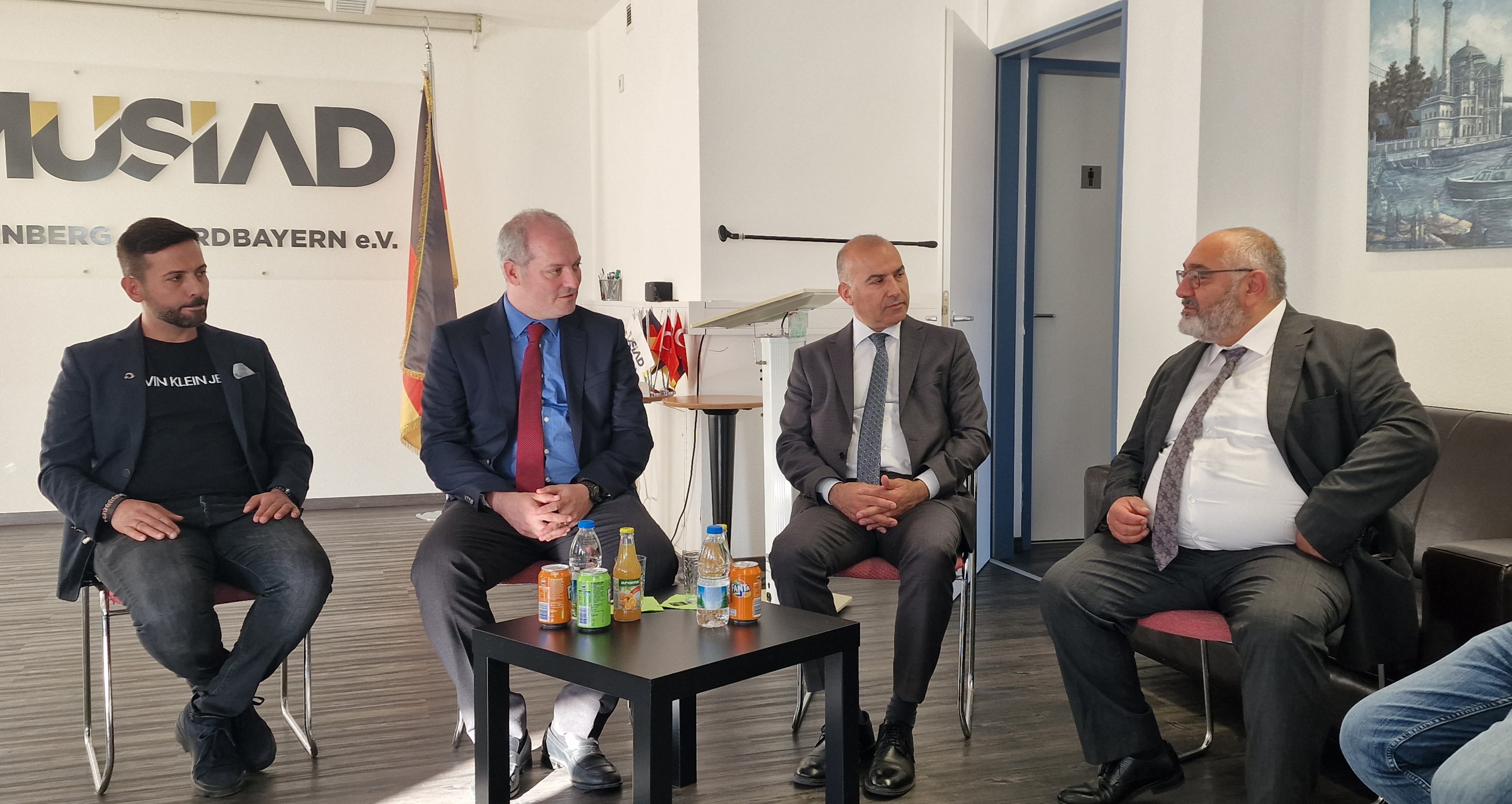 İŞ DÜNYASININ  ÇOK YÖNLÜ VE GÜÇLÜ STK’SI MÜSİAD  NURNBERG’E KIYMETLİ ZİYARET..