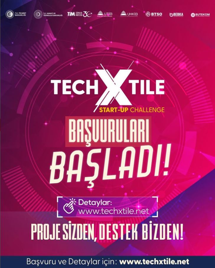 TECHXTILE START-UP CHALLENGE 2023 BAŞVURULARI BAŞLADI!