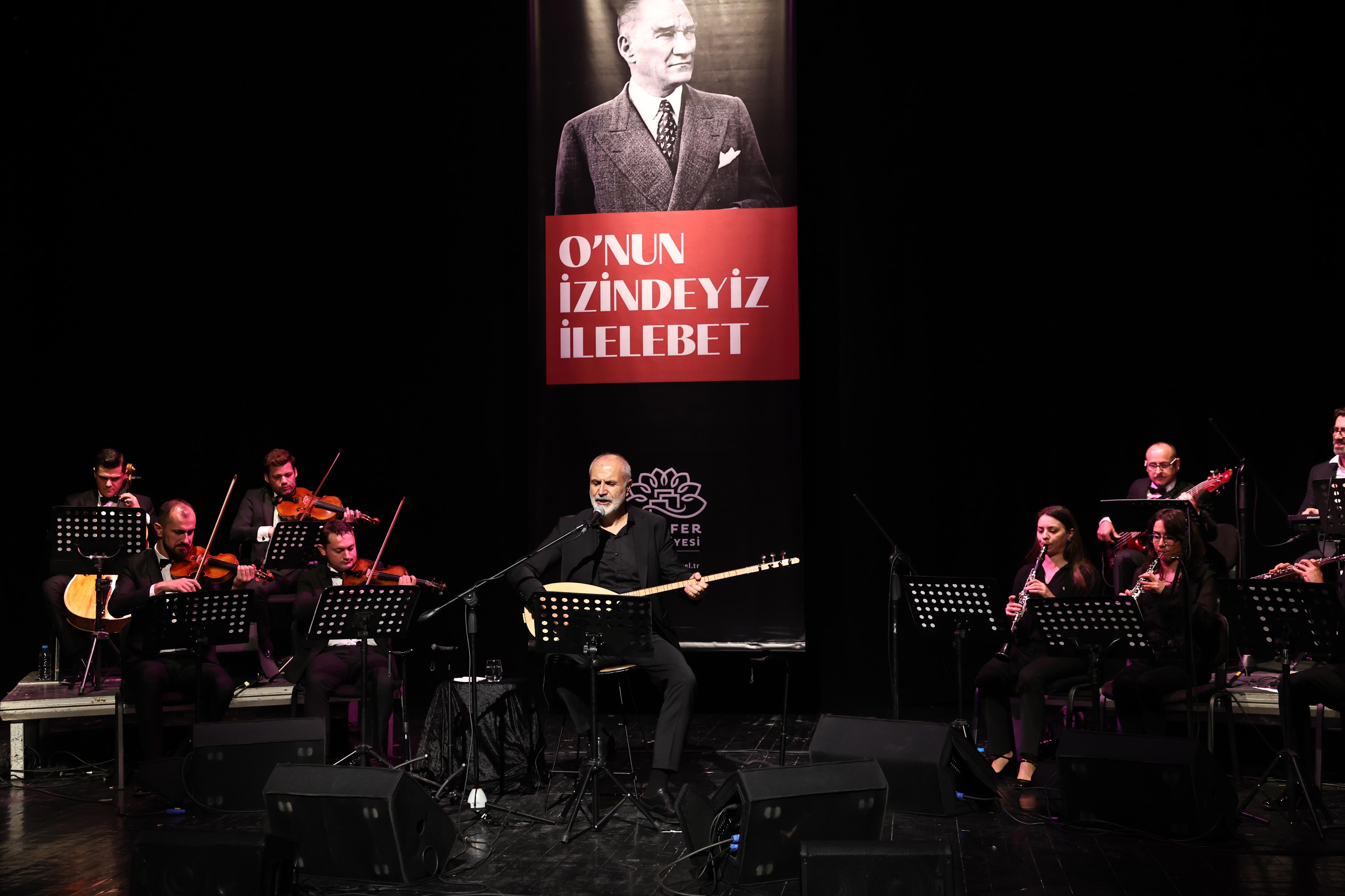 Atatürk sevdiği türkülerle yad edildi