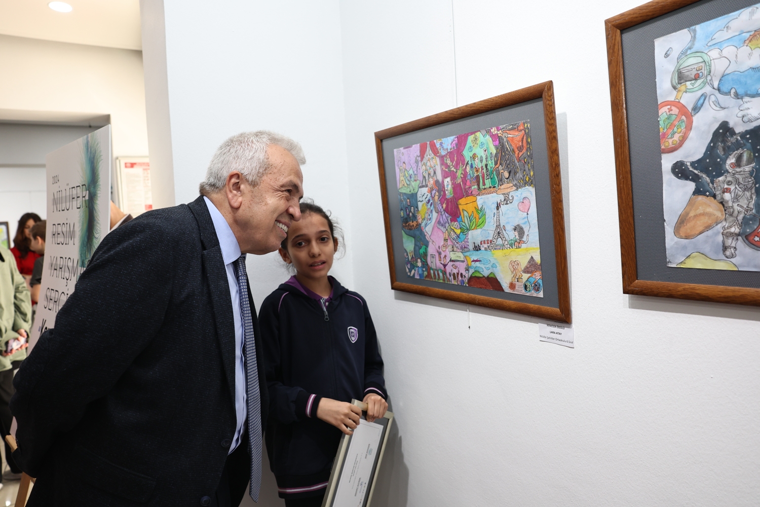 Geleceklerine dair hayallerini resimle anlattılar