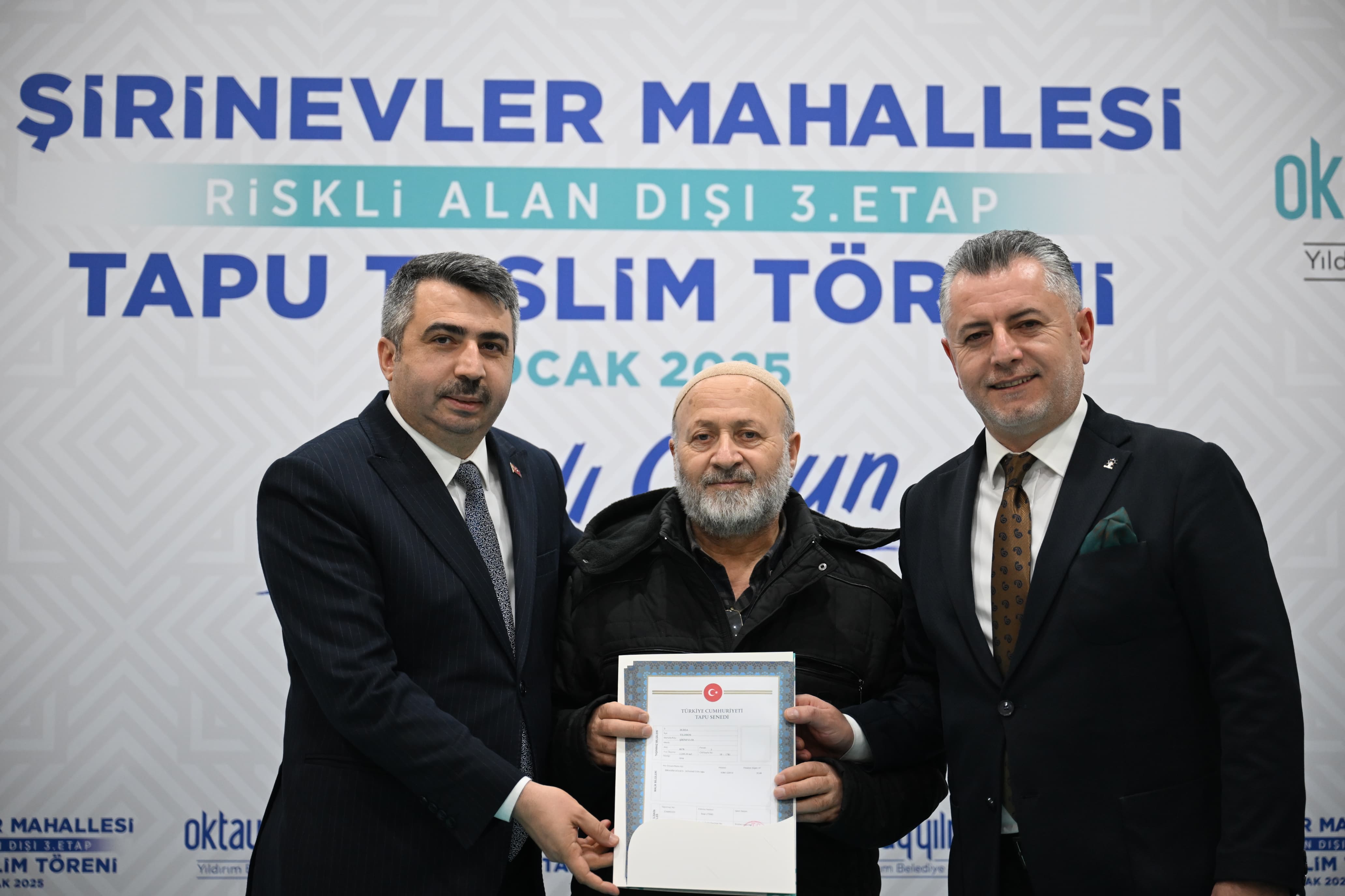 Yıldırım'da tapu sevinci