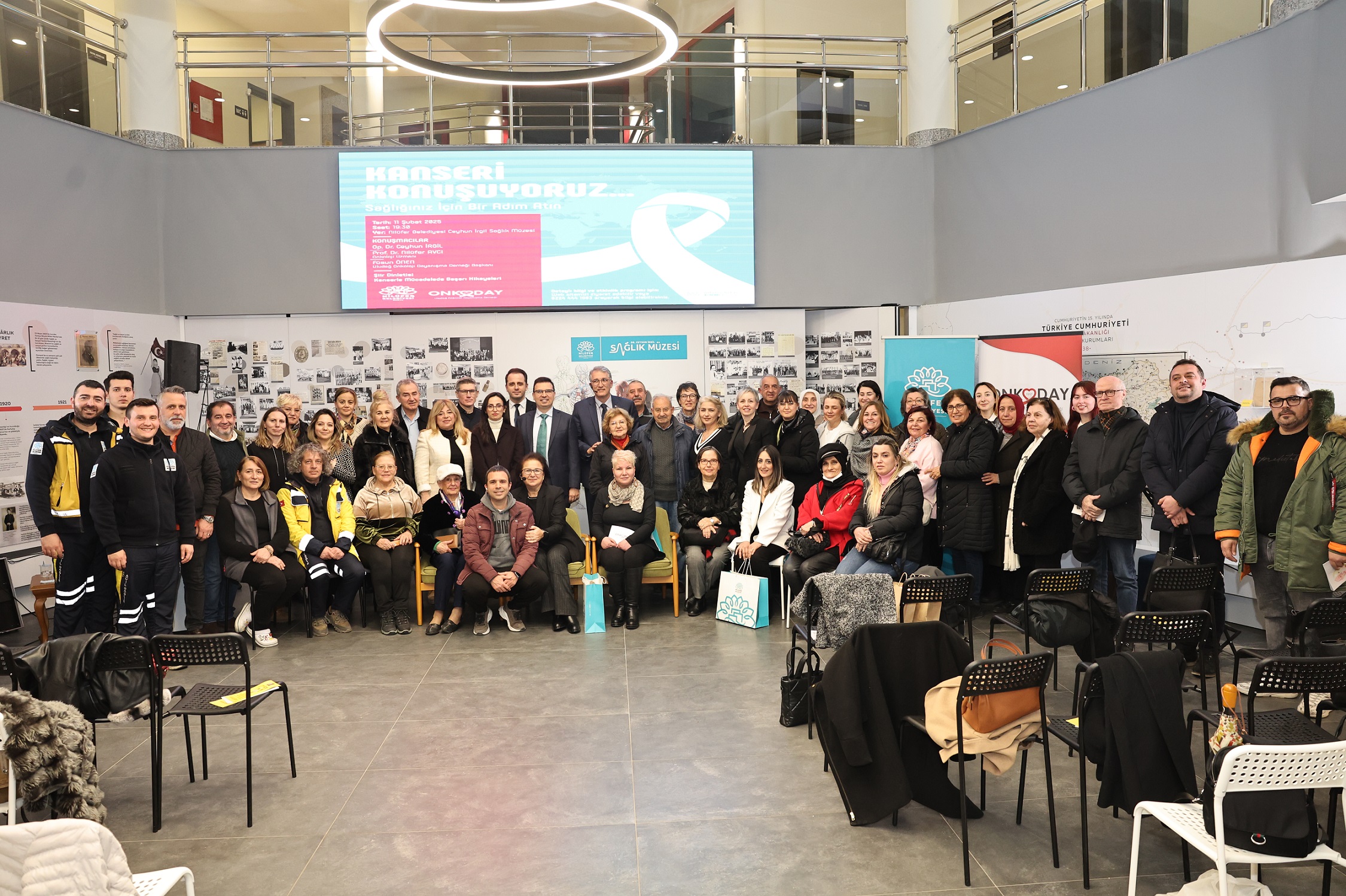 Nilüfer'de Kanser Farkındalık Semineri yoğun ilgi gördü