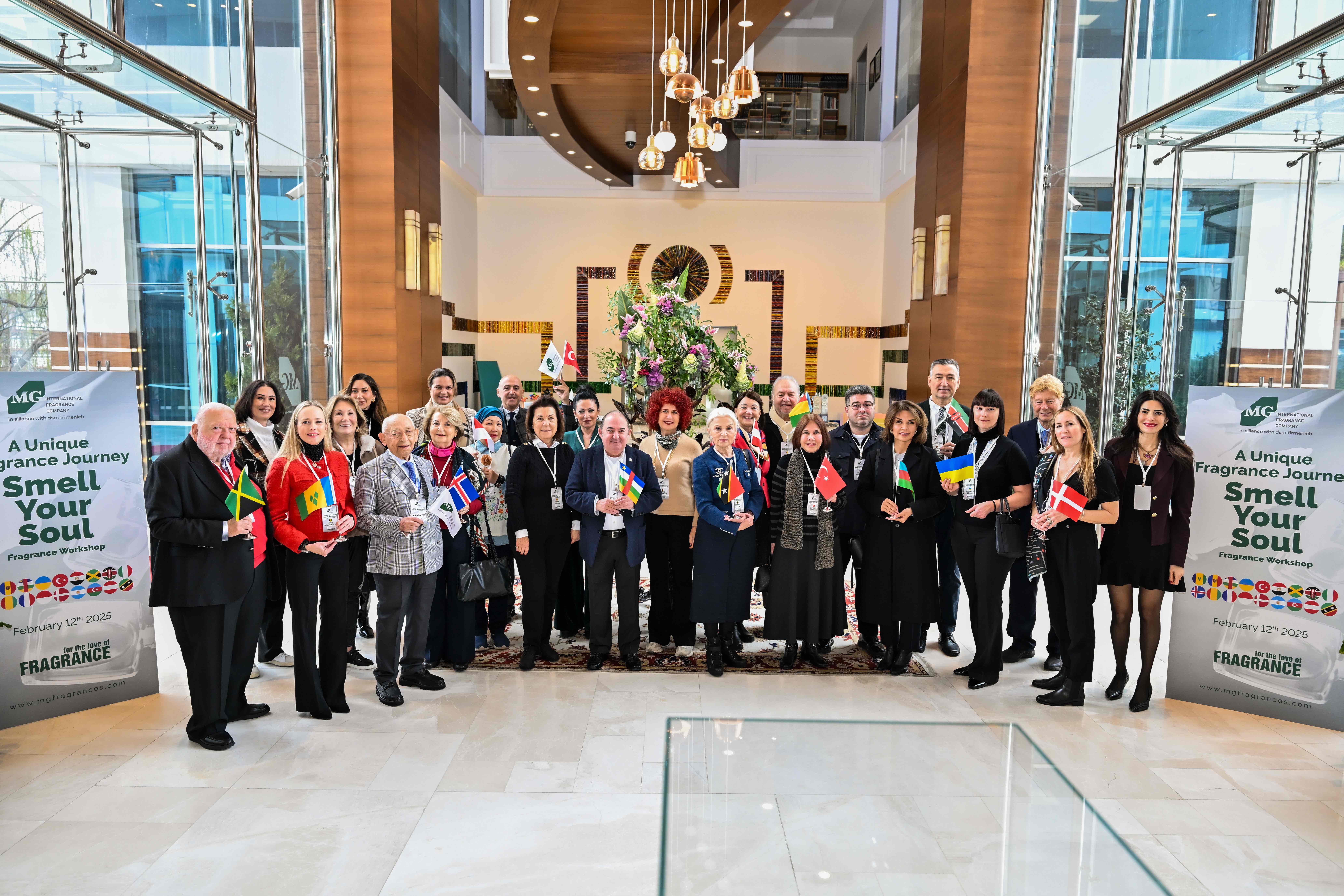 MG International Fragrance Company'den diplomatlara koku atölyesi
