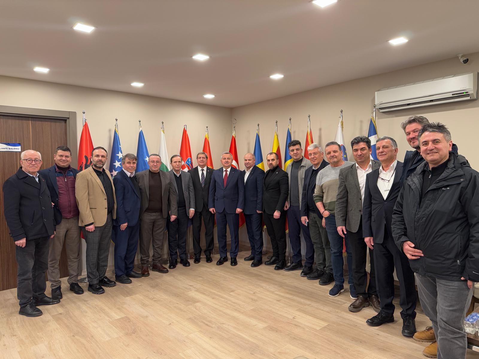 Moldova heyeti BALKANTÜRKSİAD'ı ziyaret etti