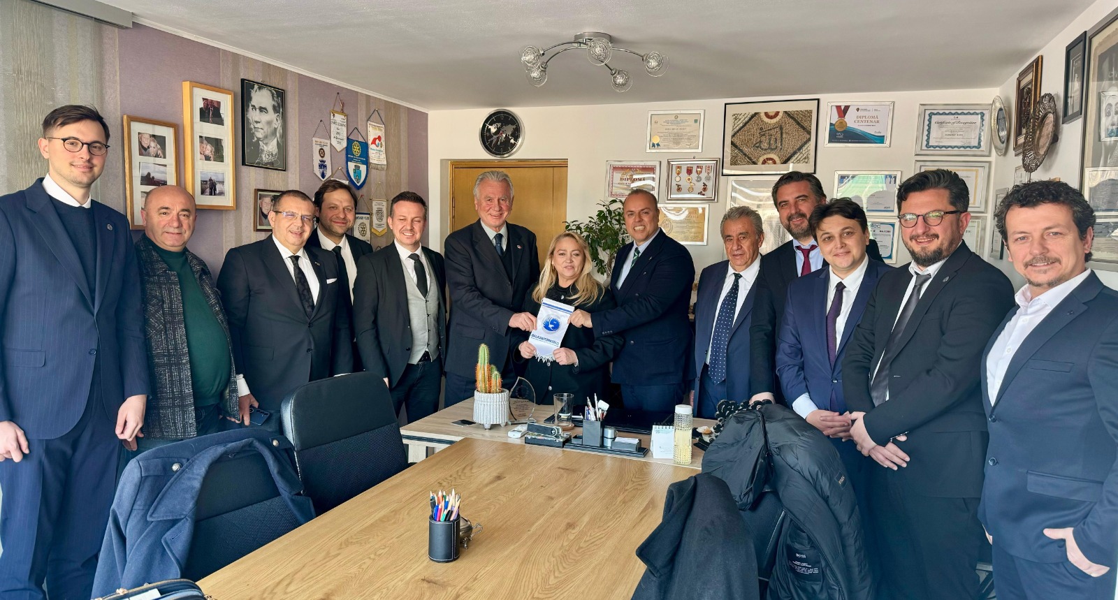 BALKANTÜRKSİAD heyeti Romanya'da görüşmeler yaptı