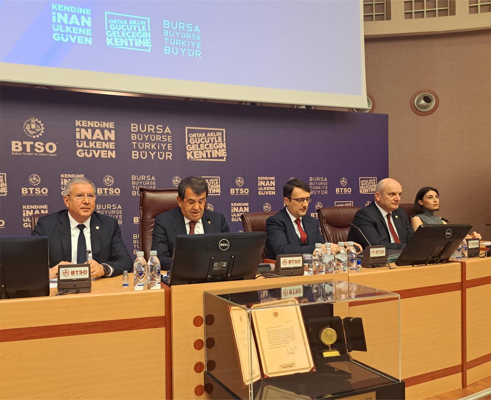 BTSO Şubat Ayı Meclis Toplantısı gerçekleştirildi