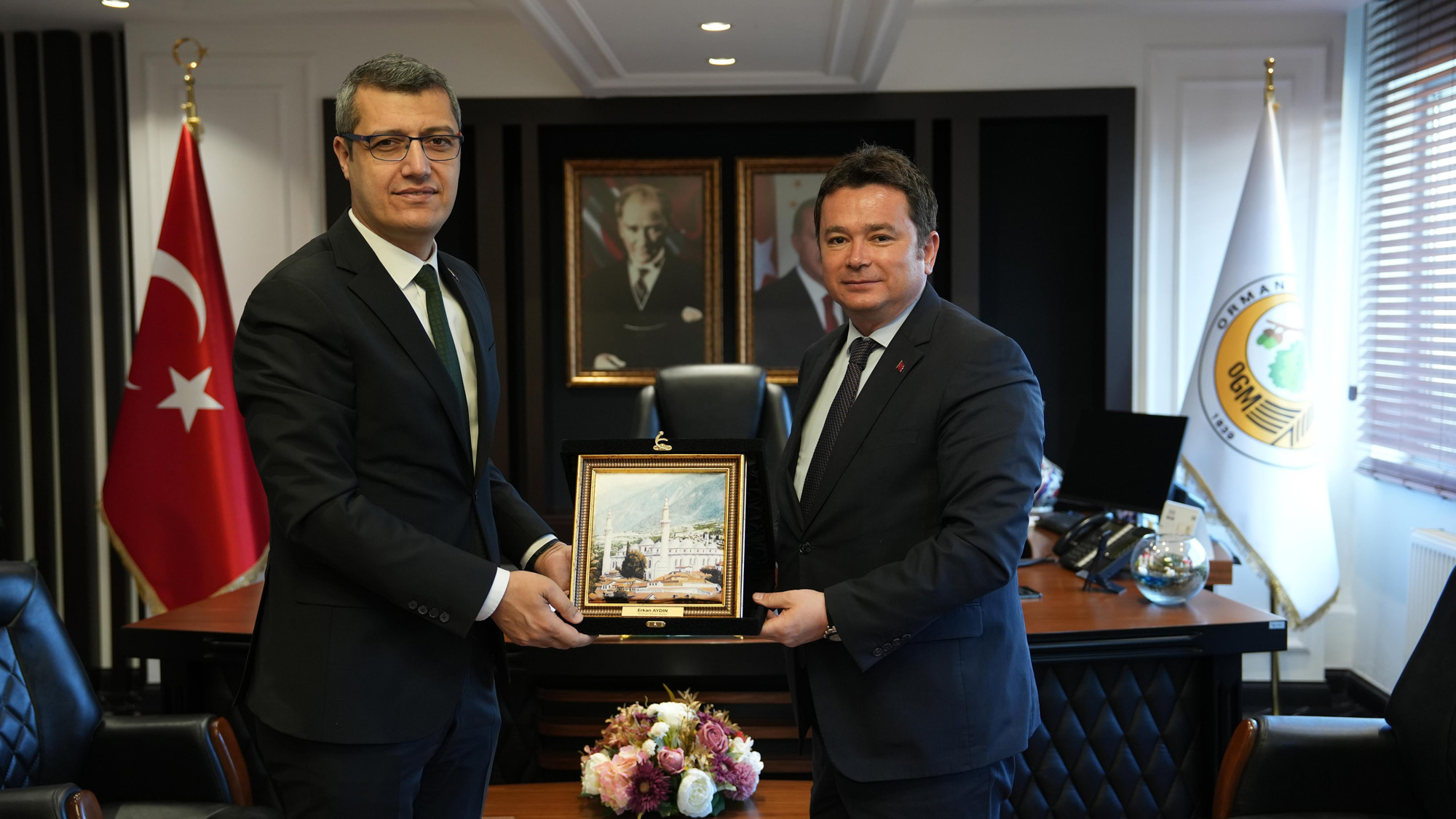 Başkan Aydın'dan Orman Bölge Müdürlüğü'ne ziyaret