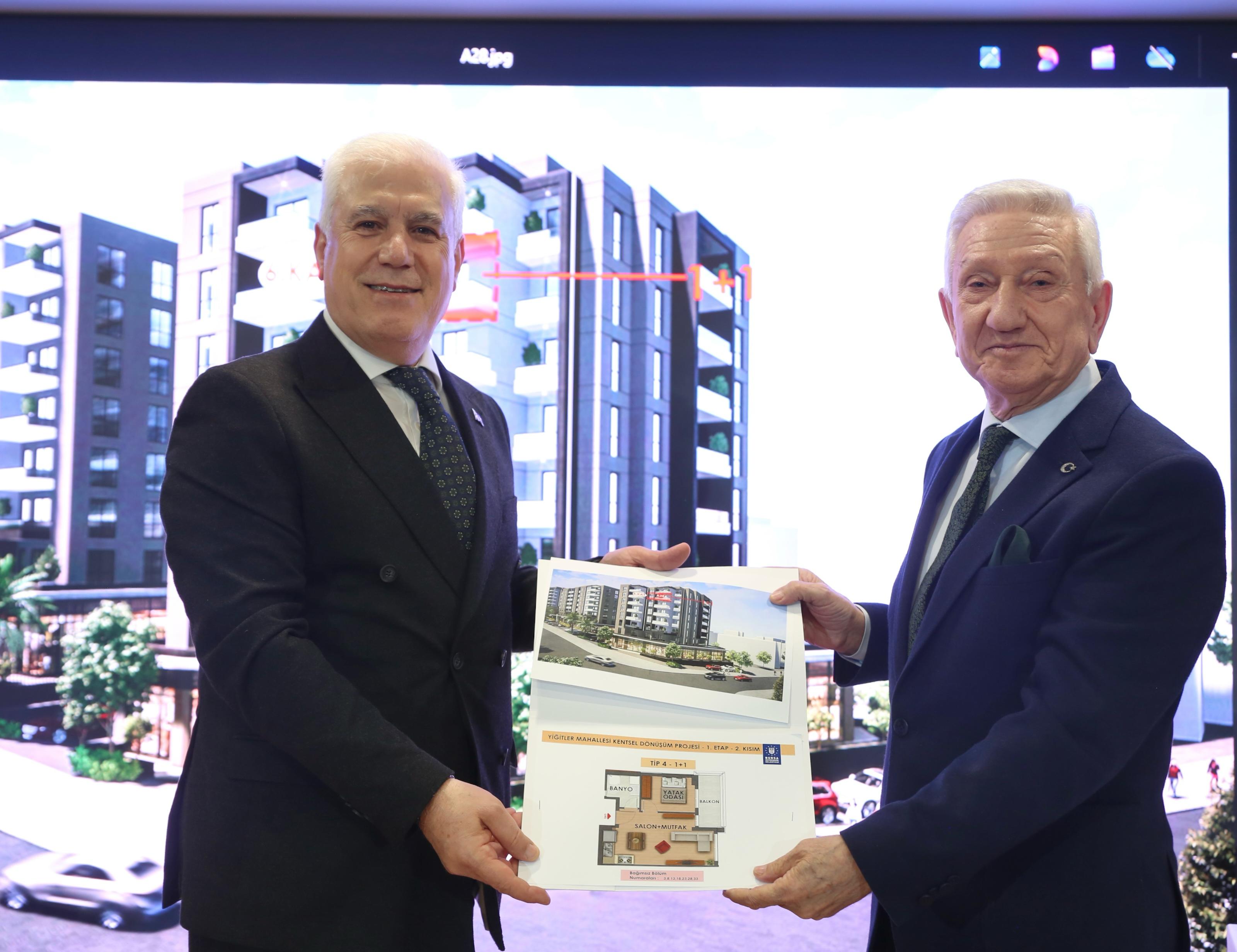 Yiğitler Kentsel Dönüşüm Projesi'nde konutlar kura ile belirlendi