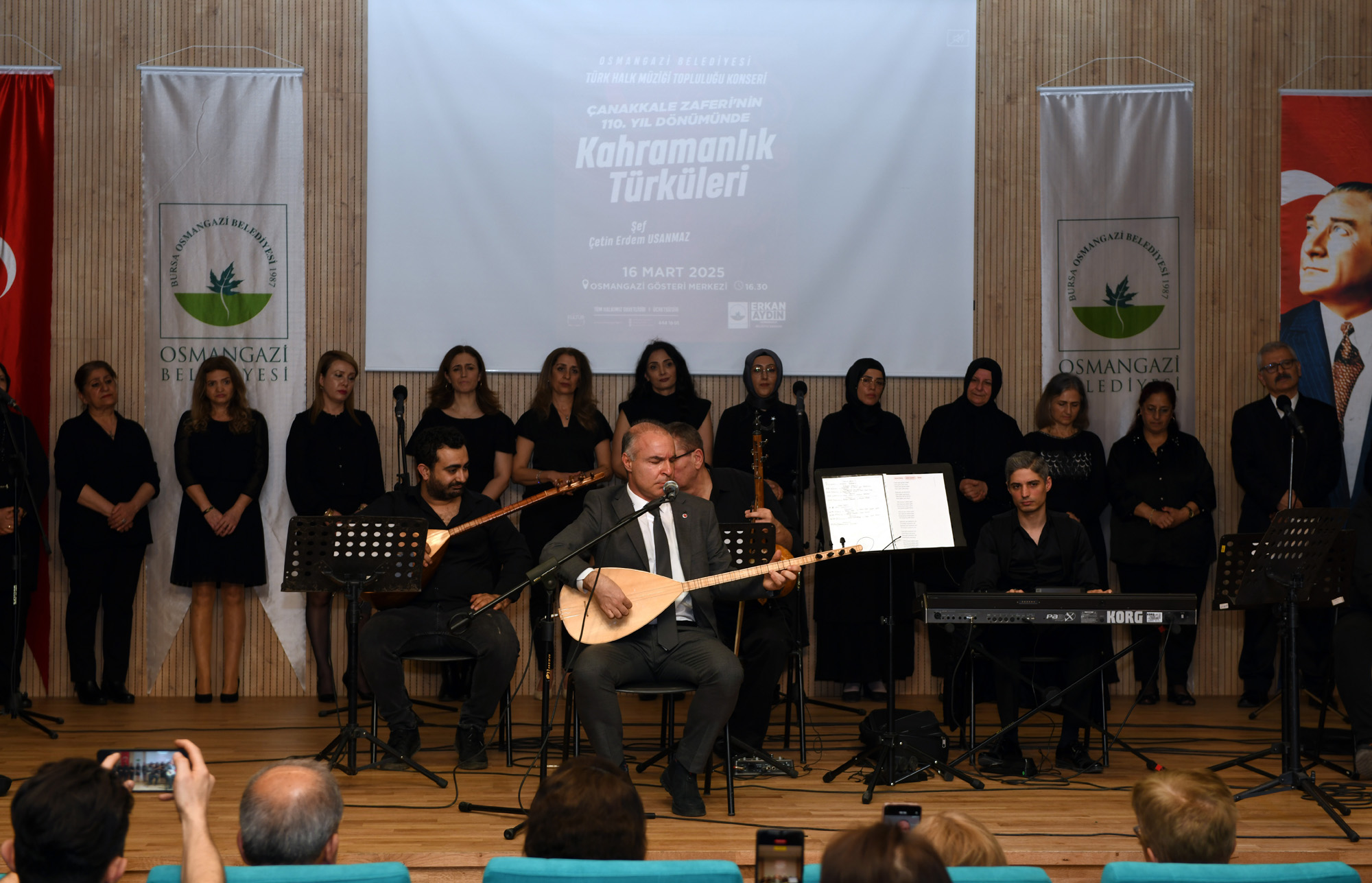 Osmangazi'de 18 Mart türkülerle anıldı