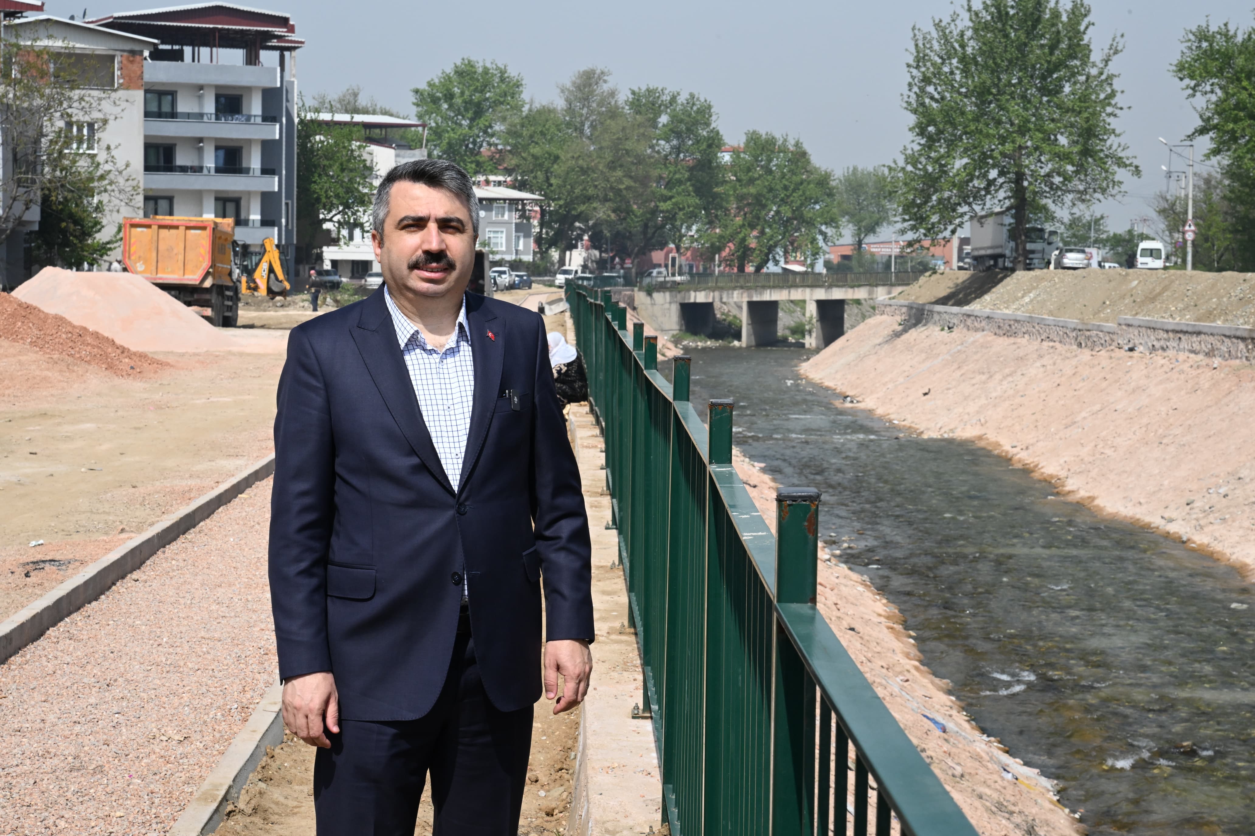 Yıldırım'da Deliçay ıslah çalışmalarında sona gelindi