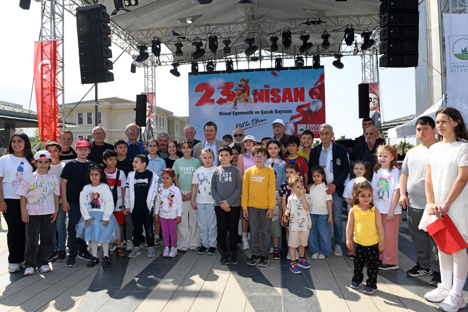 Çocuklar bayramı Osmangazi'de kutluyor