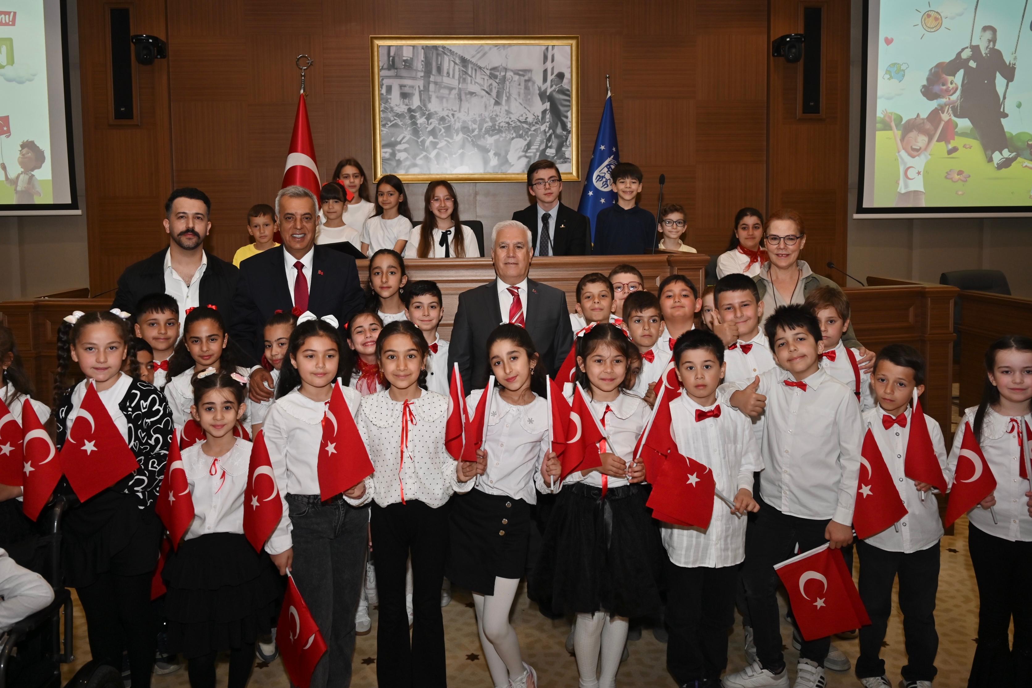 Büyükşehir Meclisi’nde söz çocukların