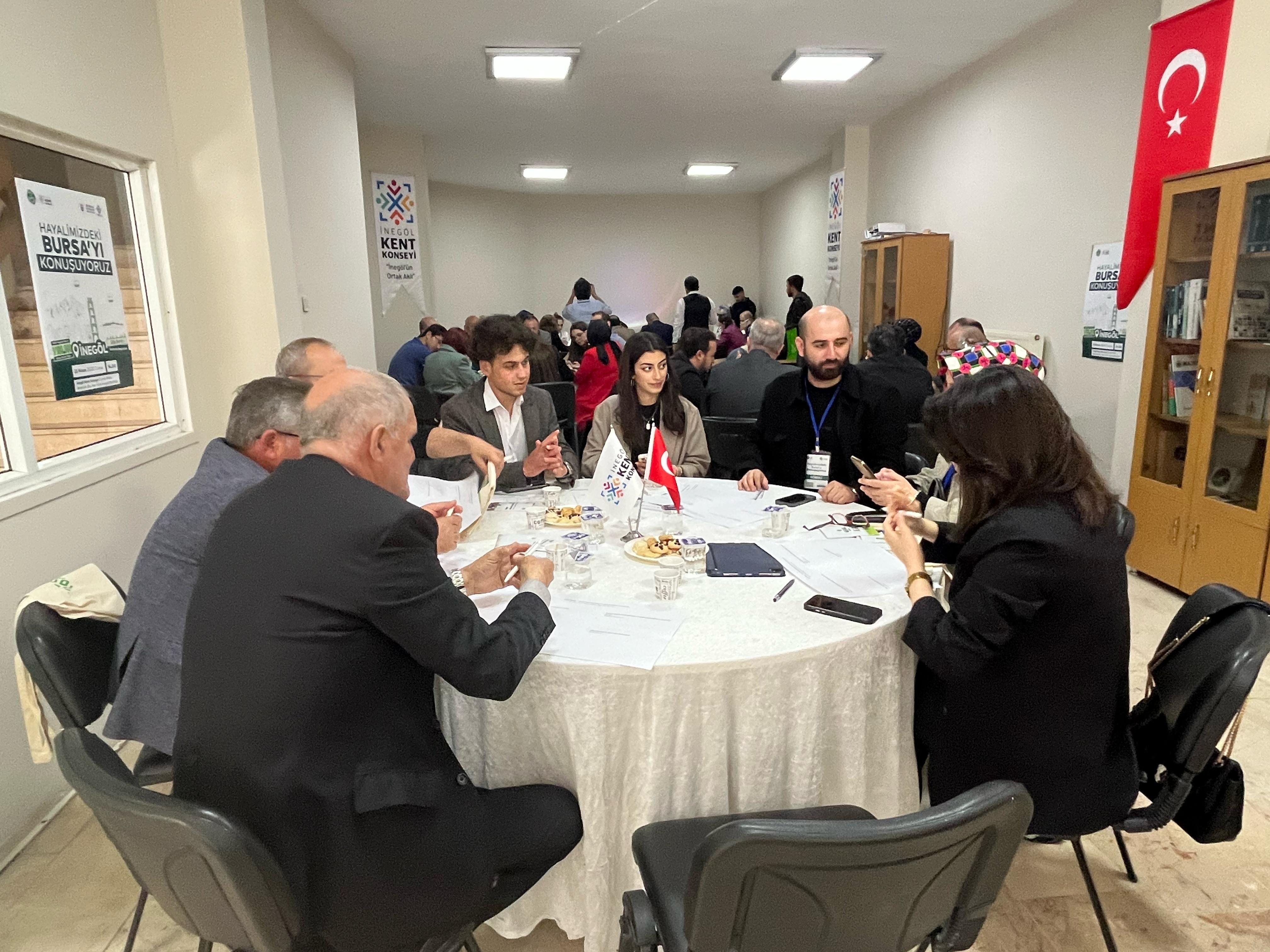 Bursa'nın geleceği İnegöl'de konuşuldu