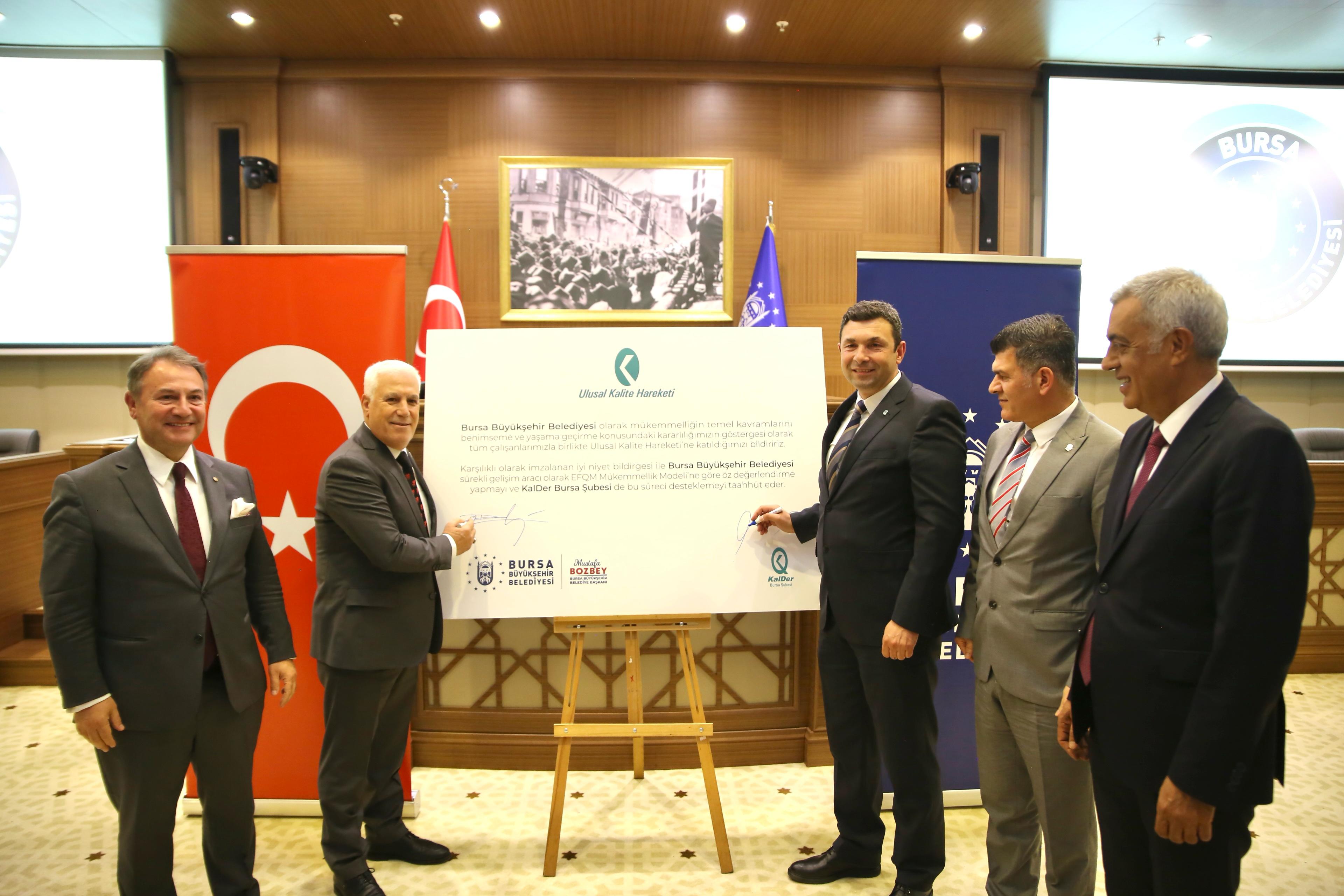 Bursa Büyükşehir ve KalDer El Ele