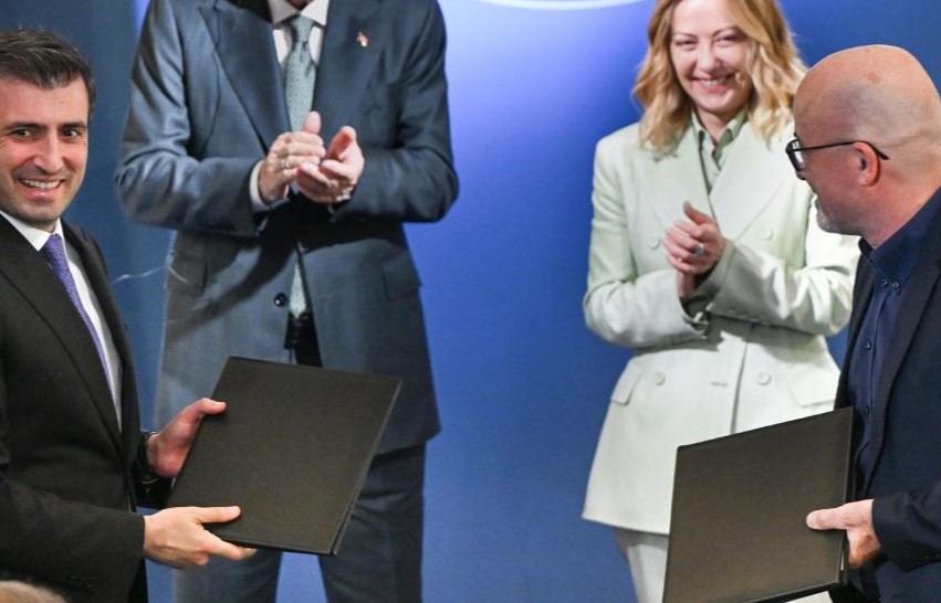 Erdoğan ve Meloni huzurunda Baykar-Leonardo iş birliği