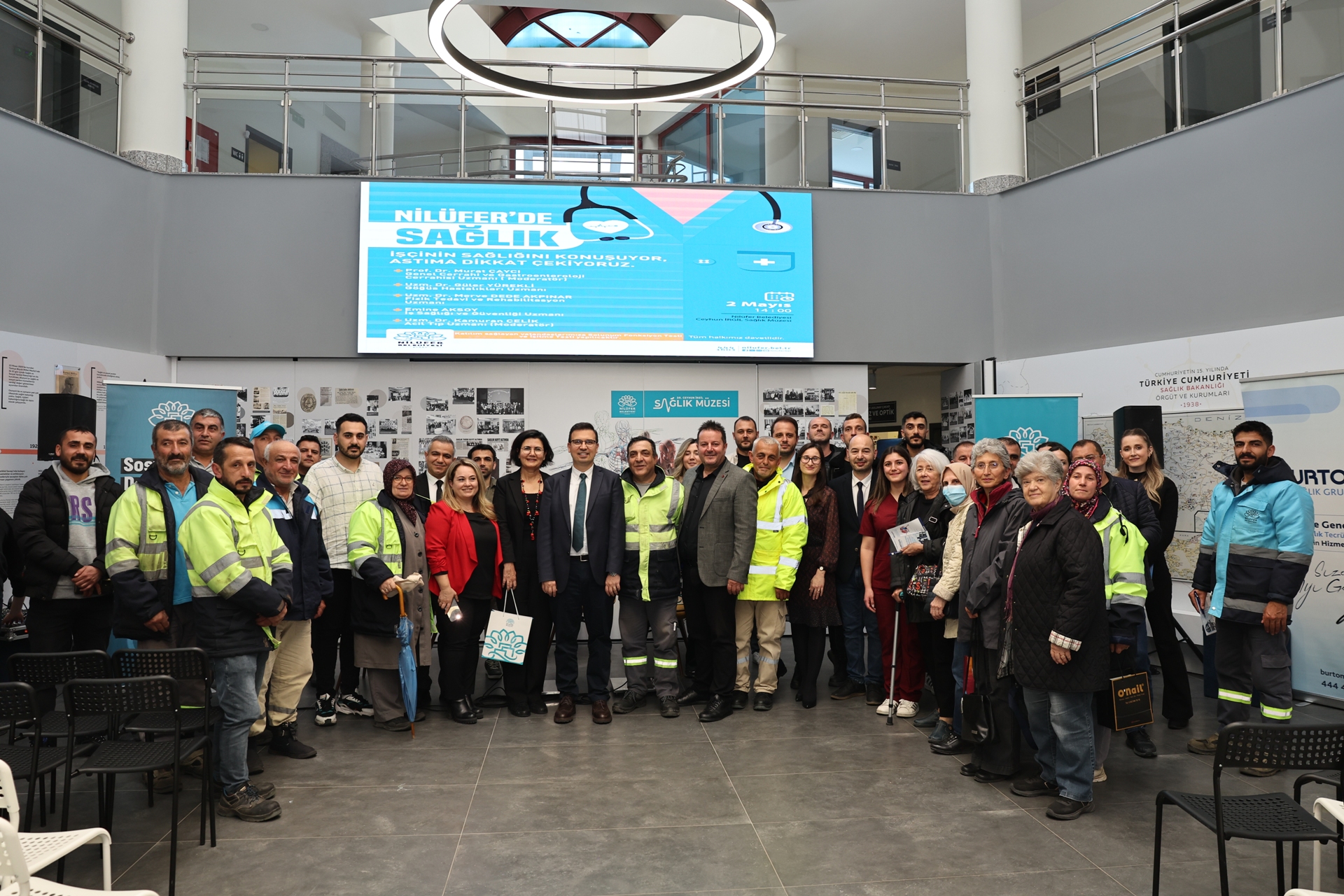 Nilüfer'de işçi sağlığı ve astım konuşuldu