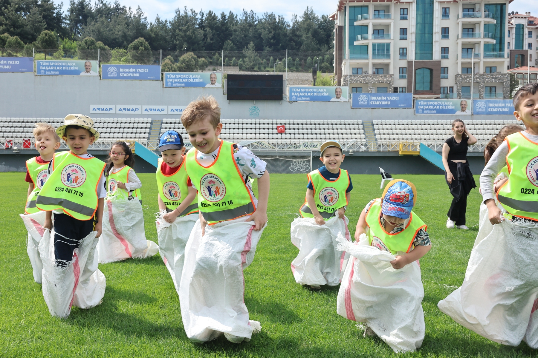 Nilüfer Spor Şenlikleri'nde okul öncesi heyecanı