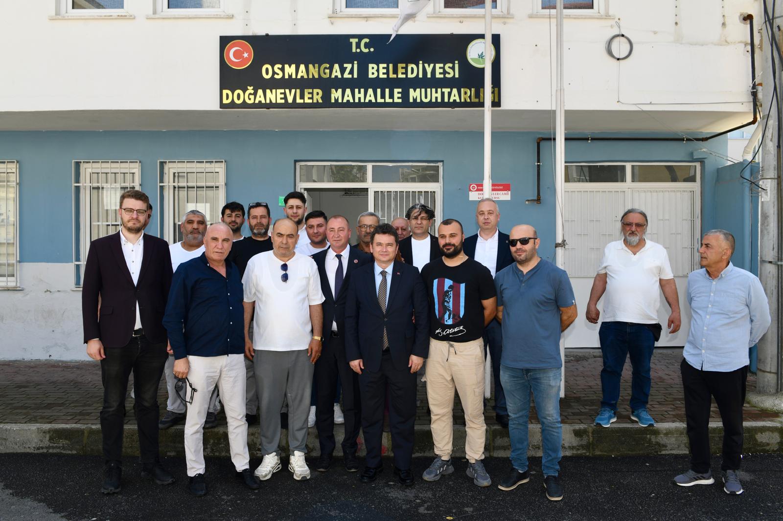 Başkan Aydın, Doğanevler'de Vatandaşın Nabzını Tuttu