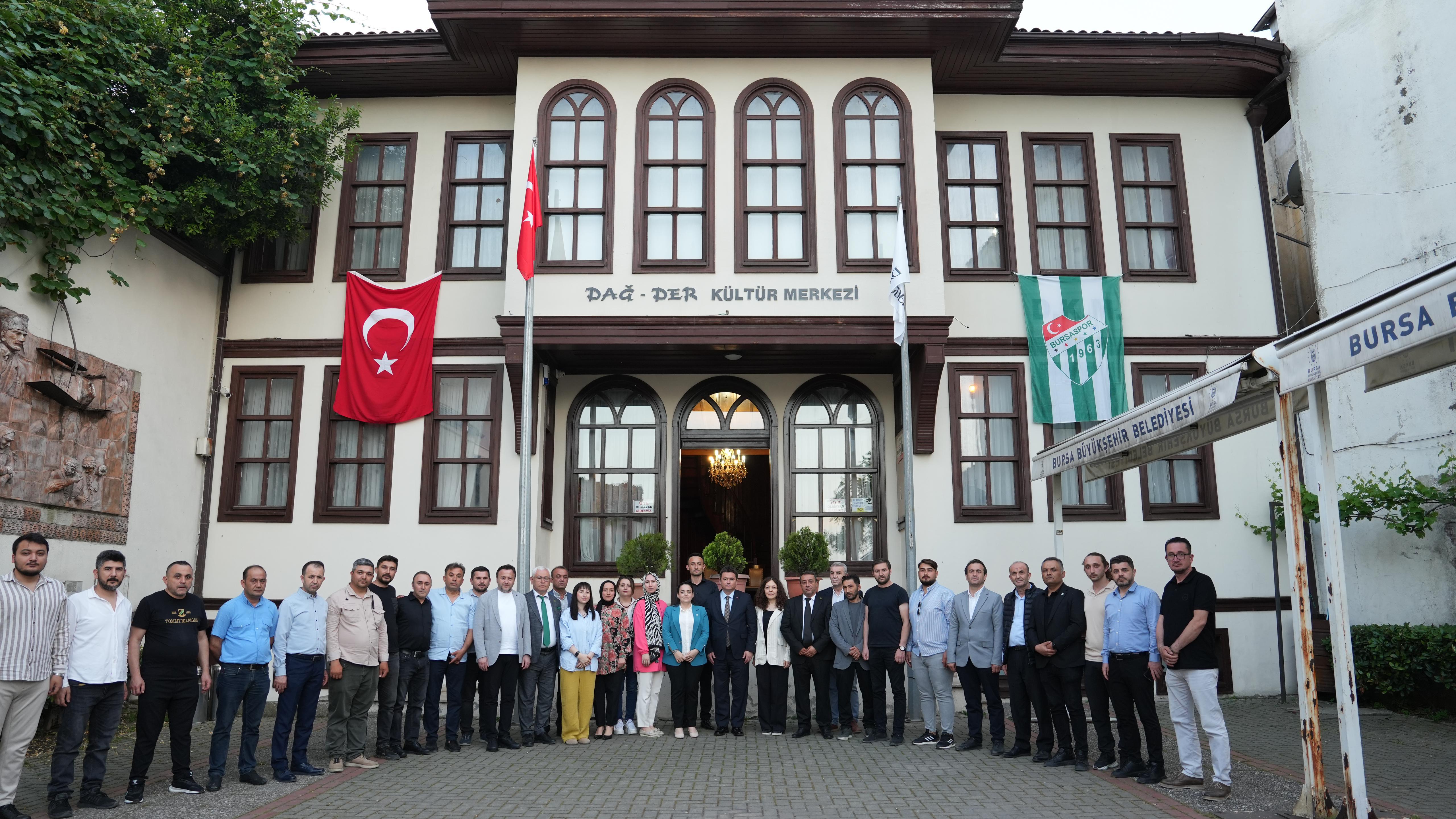 Osmangazi Belediye Başkanı'ndan DAĞDER'in yeni yönetimine destek