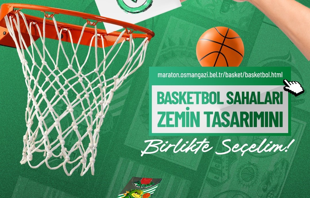 Osmangazi'nin basketbol sahalarını vatandaşlar şekillendiriyor