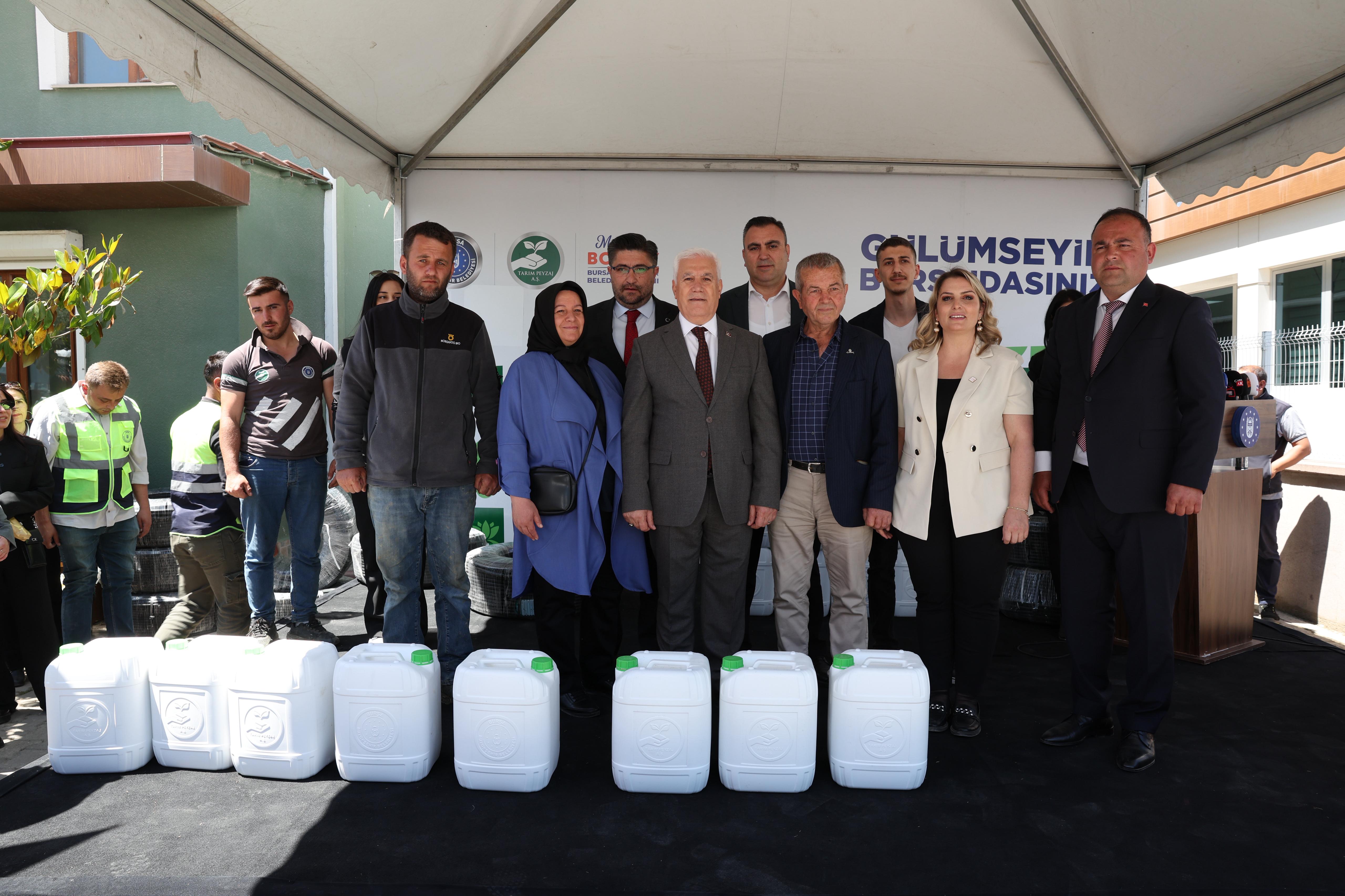 Bursa Büyükşehir Belediyesi’nden yüzde 100 hibe ‘Mazot Desteği’