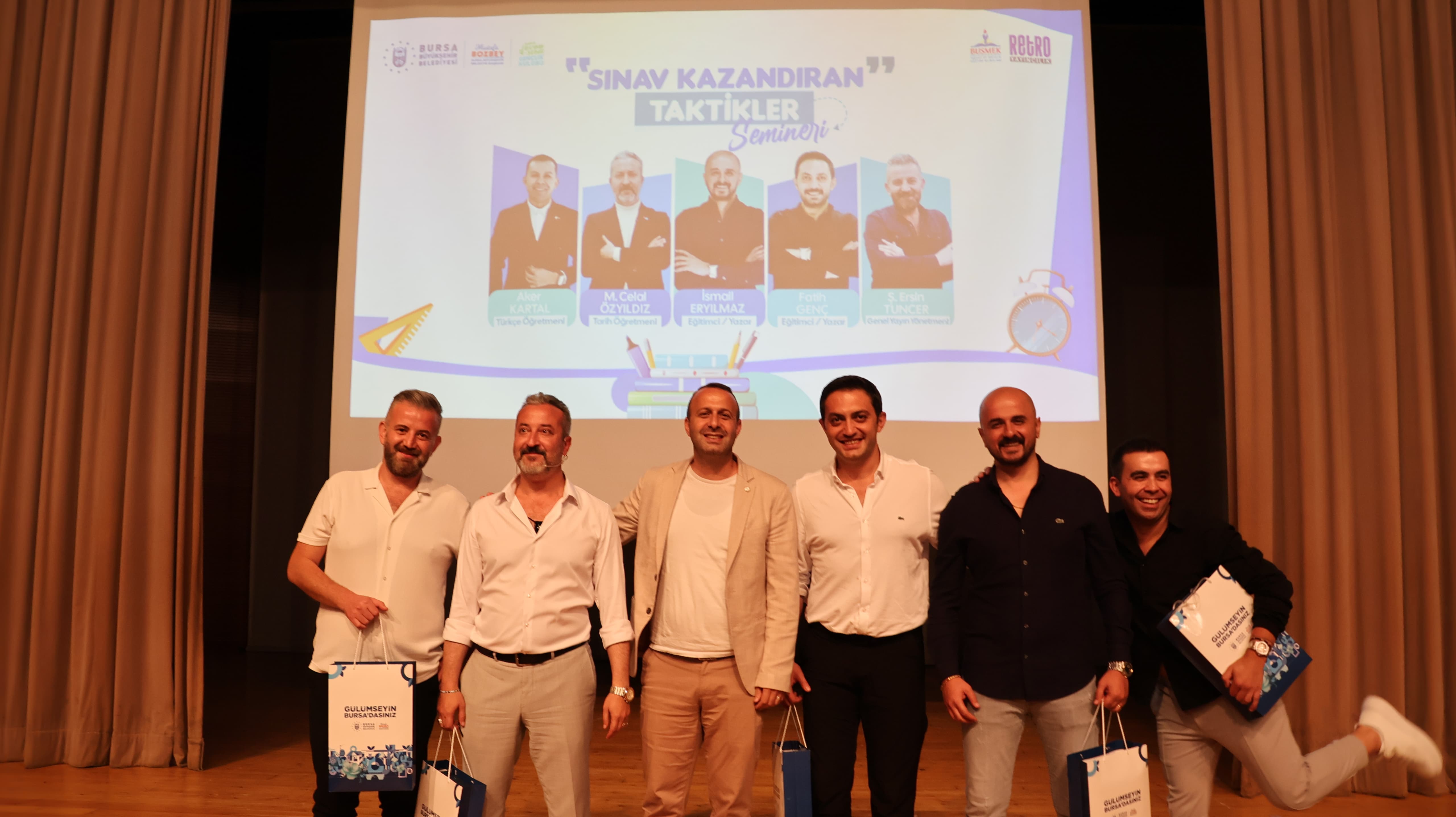 Gençler için "Sınav Kazandıran Taktikler Semineri" Merinos'ta gerçekleşti