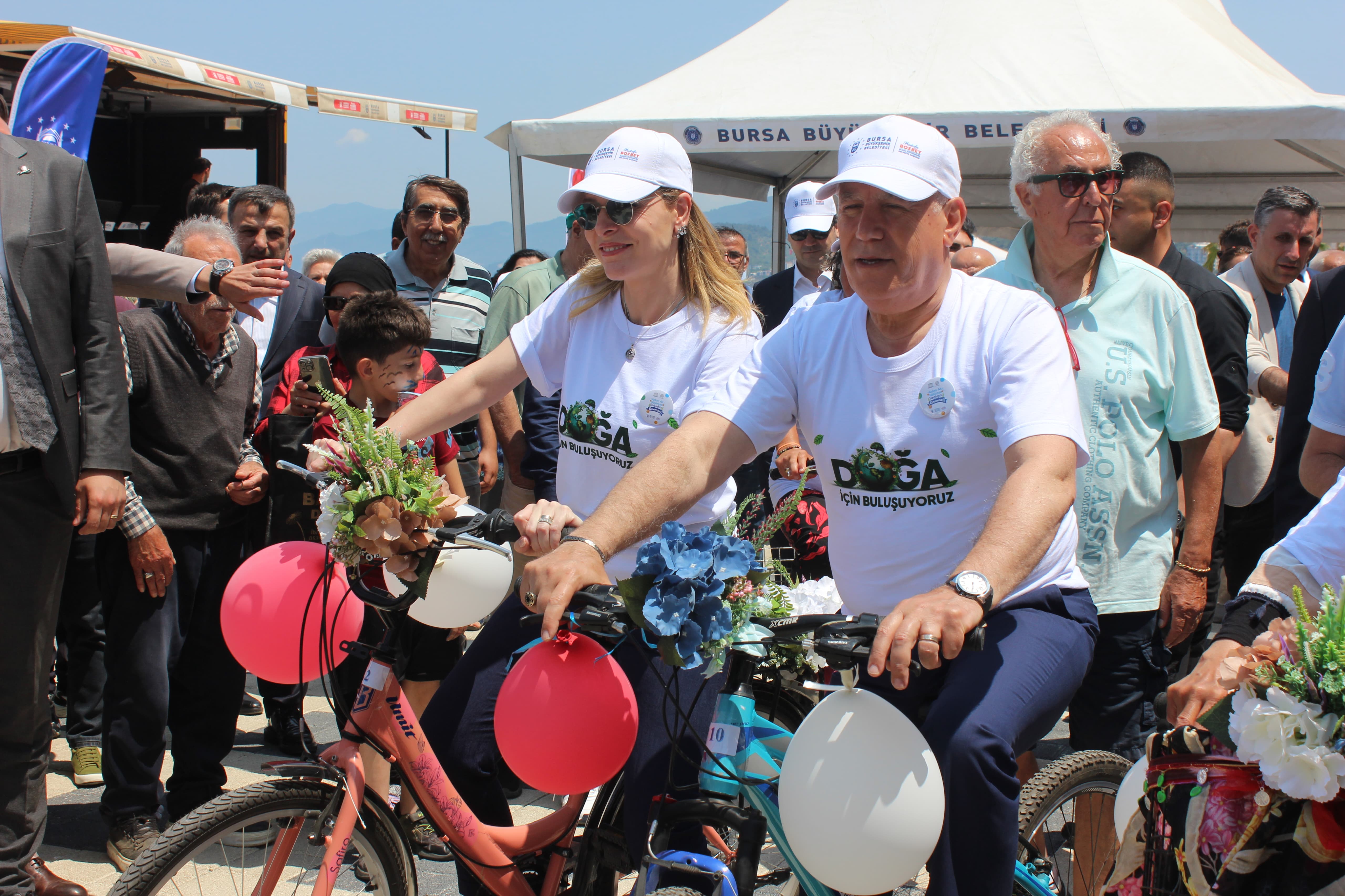 Mudanya'da Süslü Bisikletler Şenliği: Çevre için pedal çevirdiler