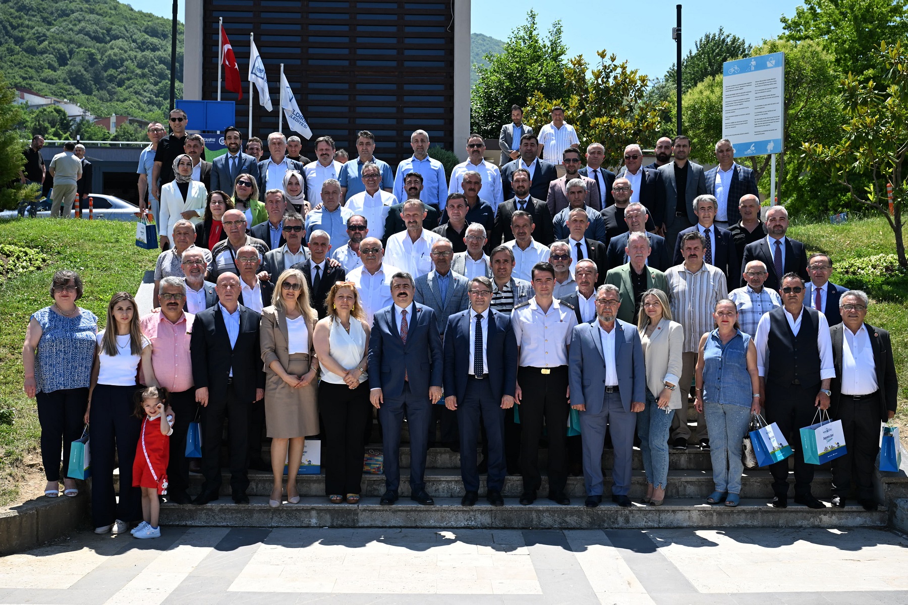 Yıldırım ailesi bayramlaştı