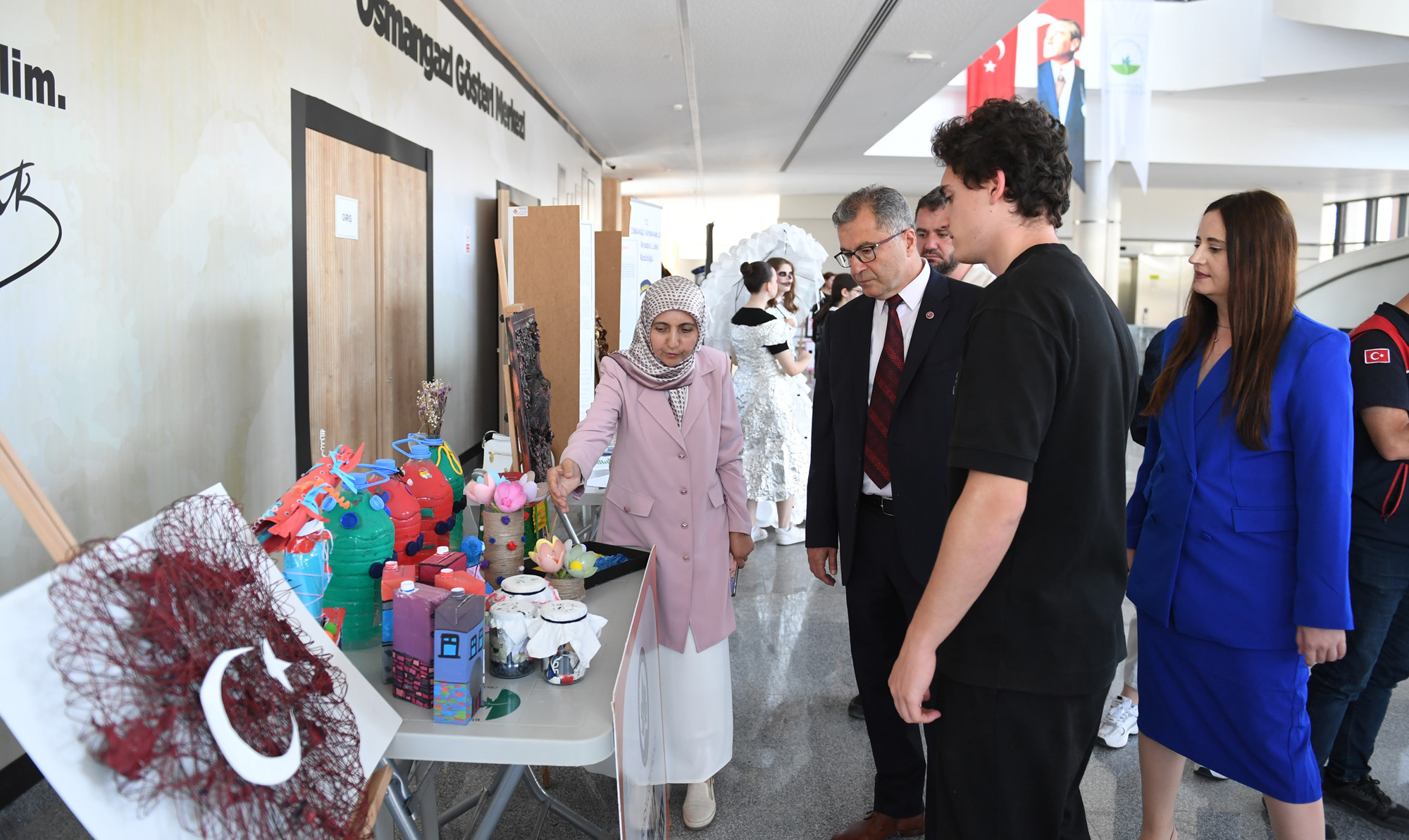 Osmangazi’de öğrenciler atık toplamak için yarıştı