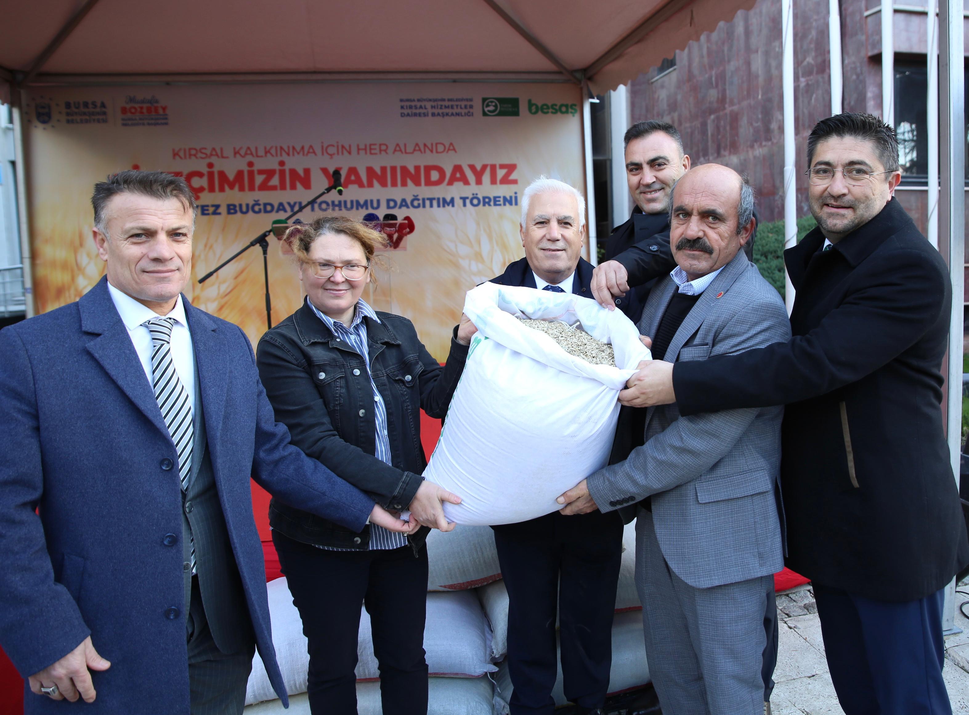 Bursa Büyükşehir’den çiftçilere kapsamlı destek paketi