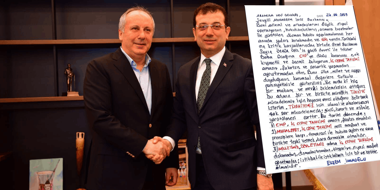 “Baba ocağına döndü”: İnce resmen CHP’de