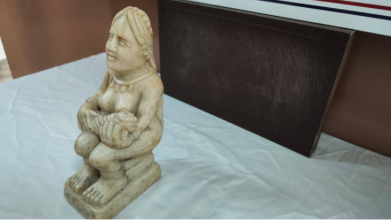 İnegöl’de Antik Roma heykeli ele geçirildi