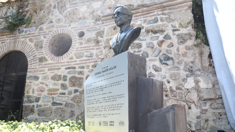 Cemal Nadir Güler'in büstü doğum gününde açıldı