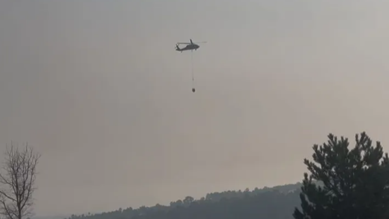 Bursa Harmancık’taki orman yangınında alevler etkisini kaybetti