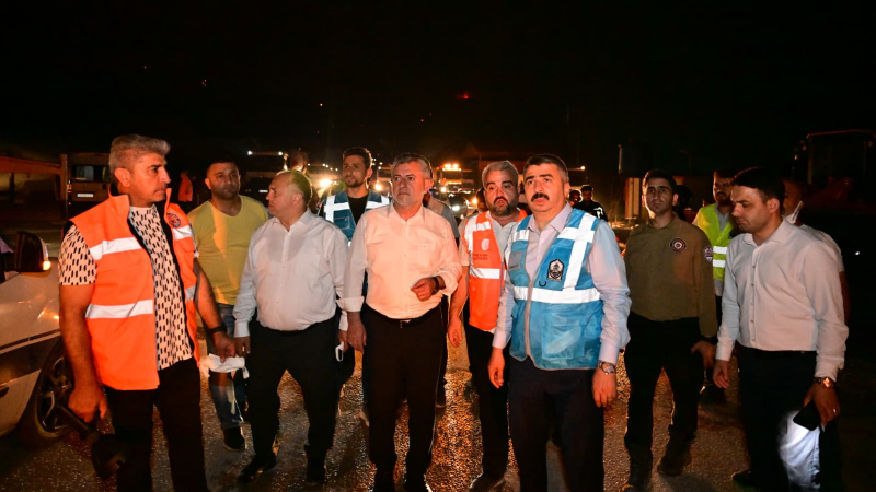 Bursa orman yangınlarıyla sarsıldı, Yıldırım Belediyesi seferber oldu