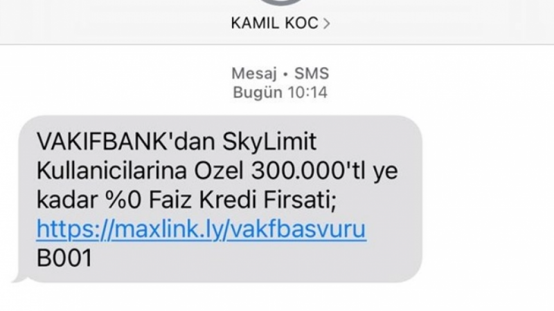 Kamil Koç SMS sistemi hacklendi: Virüslü mesajlar yayılıyor