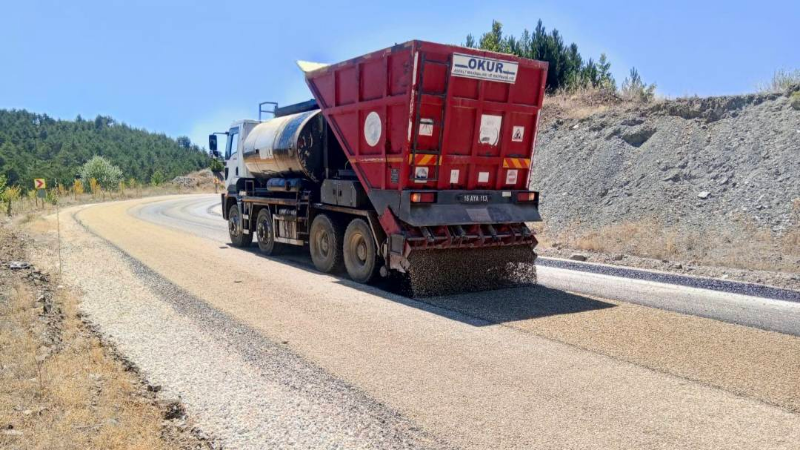 Bursa’nın dağ ilçelerinde yollar yenileniyor