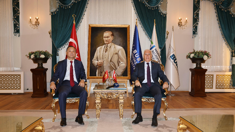 Kırgızistan Büyükelçisi'nden Bursa'ya ziyaret: Ortak projeler masaya yattı