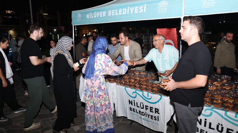 Mevlid Kandili Nilüfer’de paylaşımla kutlandı