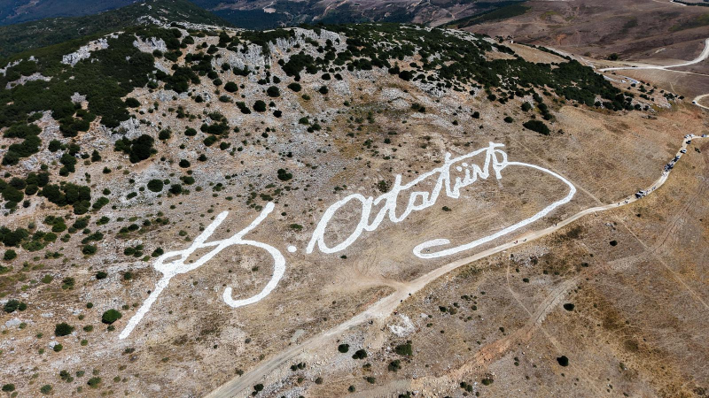 Şahintepe’deki Atatürk imzası, Gemlik’in 103. yılı onuruna tazelendi