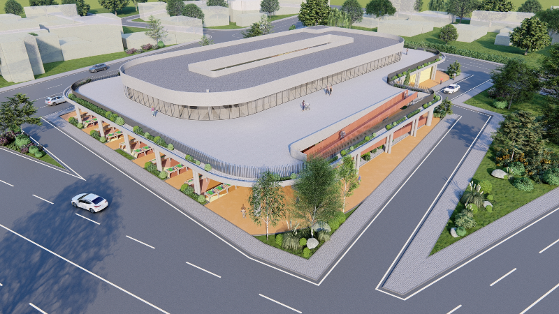 Yıldırım’da modern Kapalı Pazar ve Gençlik Merkezi projesi başladı