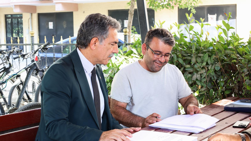 Gemlik’te vatandaşlar plan değişikliği için imza topladı