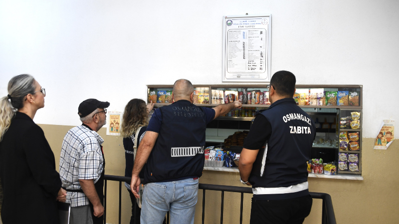 Osmangazi’de okul kantinlerinde sağlık ve hijyen denetimleri başladı