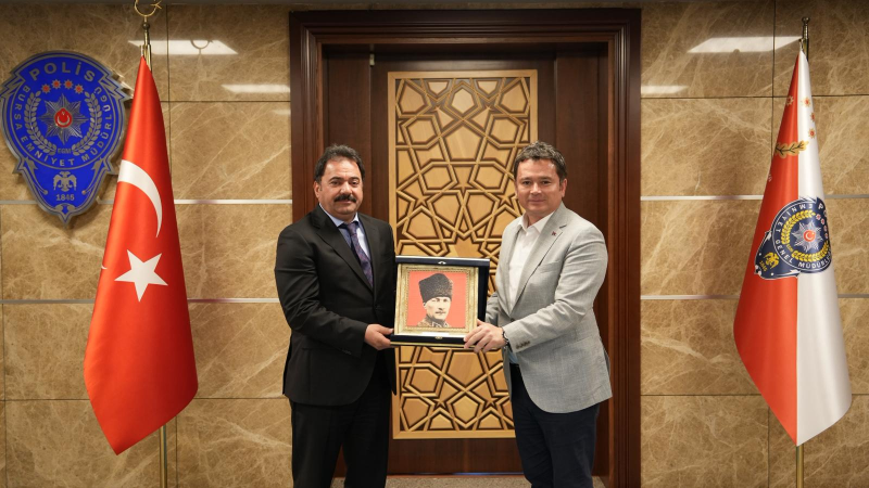 Başkan Aydın’dan İl Emniyet Müdürü Gökçe’ye hayırlı olsun ziyareti