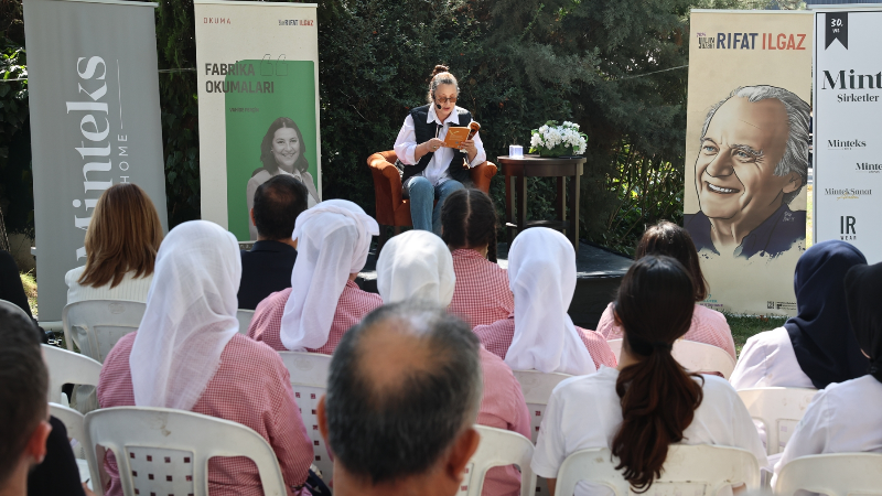 Vahide Perçin’den Minteks’te Rıfat Ilgaz söyleşisi