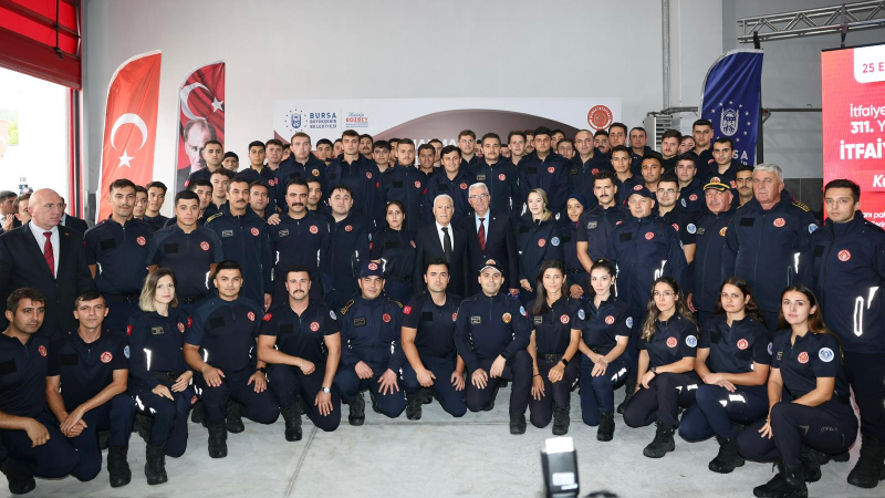Modern İtfaiye Merkezi Harmancık’ta hizmete açıldı