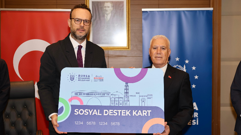 Bursa'da 'Sosyal Destek Kartı' dönemi başladı
