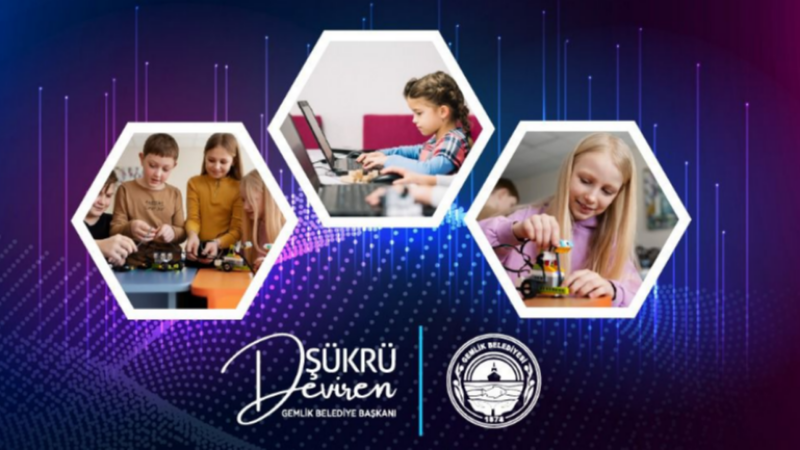Gemlik’te çocuklar kodlama ve 3D tasarım öğreniyor