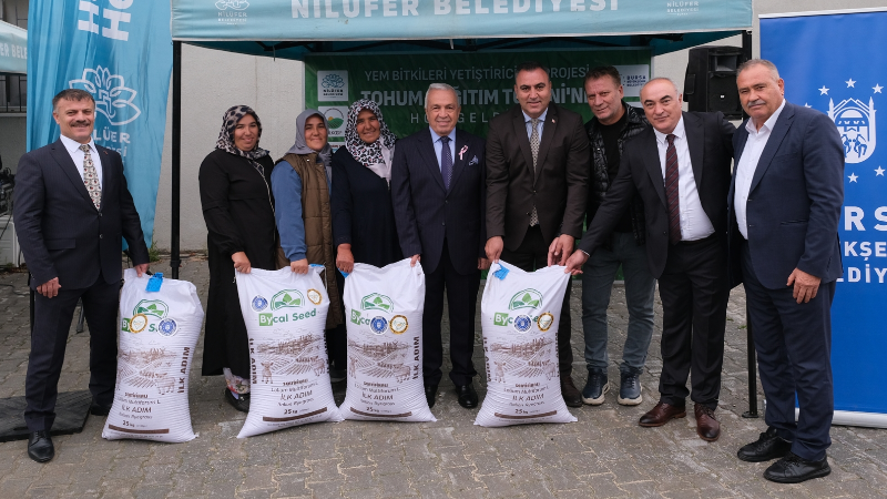 Nilüfer'de hayvancılık için kaba yem üretimi artırılıyor