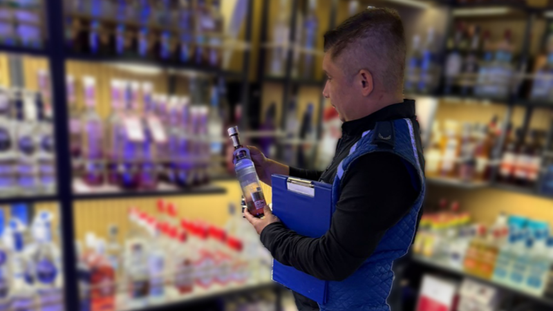 İnegöl'de zabıta ekiplerinden tekel bayi denetimi